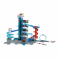 Ce garage Bosch Car Service Mega Universe comporte : 1 parking a 5 niveaux avec doubles voies réversibles 1 ascenseur électro ...