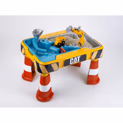 Theo Klein Caterpillar - Table Multi-Jeux Sable Et Eau