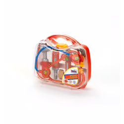 Klein - 4266 - Mallette de docteur transparente avec accessoires, pm