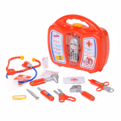 Theo Klein Mallette De Docteur Avec Portable, Garçon/Fille, Rouge
