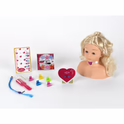 Theo Klein Princess Coralie - Tête à coiffer et à maquiller (25 cm)