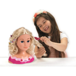 Theo Klein Princess Coralie - Tête À Coiffer Et À Maquiller Magique (33 Cm)