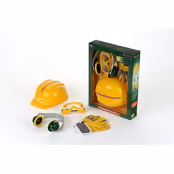 Theo Klein Bosch - Set Accessoires Avec Casque, 4 Pces, Occupations