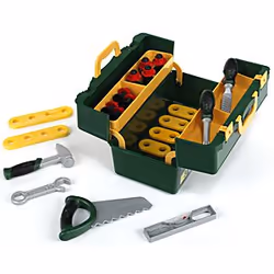 Theo Klein Bosch - Caisse À Outils Profiline Compartimentée, Vert, Jaune