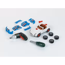 Theo Klein Bosch - Set Tuning Avec Visseuse Ixo, Voiture et course, AA, Multicolore