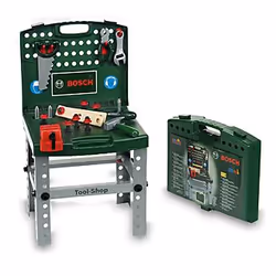 Theo Klein Bosch - Etabli Pliable Tool-Shop, Etabli jouet, Multicolore