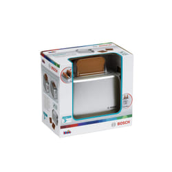 Theo Klein Grille-pain Jouet Happy Argent 9231 : Grille-pain d'imitation réaliste pour enfants, jeu de cuisine créatif