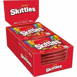 Bonbons - SKITTLES - Fruit - Paquet de 14 pièces - 38g chacun - Multicolore