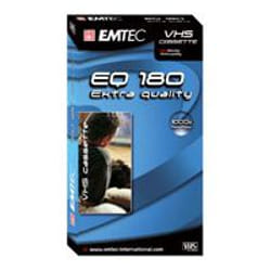 Emtec VHS Video Cassettes Extra Quality 180 min Cassette vidéo 1 pièce(s)