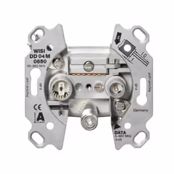 Wisi DD 04 M 0650, 1 module(s), Acier inoxydable, 70 mm, 22 mm, 70 mm, 212 mm