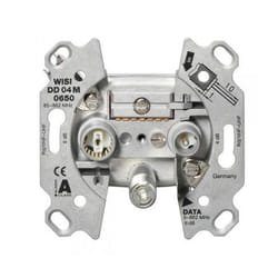 Wisi DD 04 M 0650 prise de courant Acier inoxydable