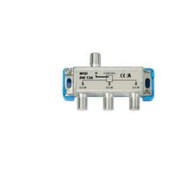 Wisi DM13A Diviseur de câbles Bleu, Argent