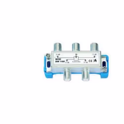Wisi DM-14 A, Diviseur de câbles, 5 - 2400 MHz, Argent, 18 dB, 74 mm, 18 mm
