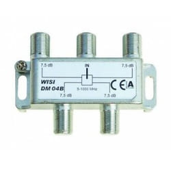 Wisi DM 04 B Diviseur de câbles Argent, Blanc