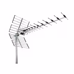 Wisi EZ45LTE, Extérieure, Noir, Acier inoxydable, Mono, 470 - 790 MHz, 15 dB, DVB-T, TNT