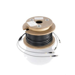 Wisi 74416 câble de fibre optique 150 m 2x FC G.657.A1 Noir