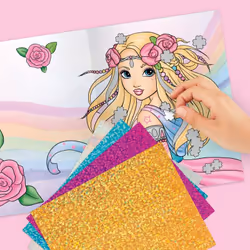 Depesche Fantasy Model Fancy Foils Livre/album de coloriage