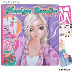 Depesche 12045, Kit de design de mode pour enfants, 6 an(s), Tissu, Papier, Multicolore
