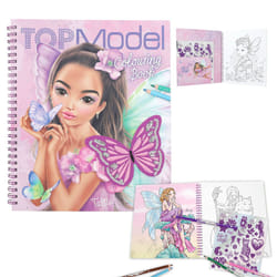Depesche Livre de coloriage TOPModel avec paillettes FAIRY LOVE