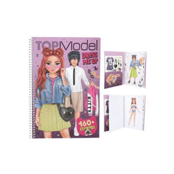 Dessin et coloriage enfant Top Model Dress Me Up Rebel Kitty