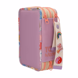 TOPModel GIRL POWER Bac à stylos Polyester, Zinc, Papier, Métal, Nylon Multicolore