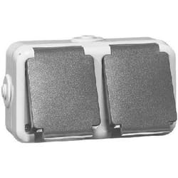 PEHA 00305211 prise de courant Type F Gris