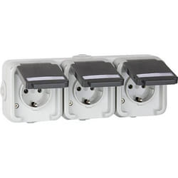 PEHA 00305311 prise de courant Type F Gris