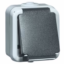 PEHA 00306111, Noir, Gris, Thermoplastique, 250 V, 16 A