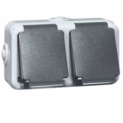 PEHA 00306211, Noir, Gris, Thermoplastique, 250 V, 16 A