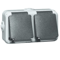 PEHA 00306211 prise de courant Noir, Gris