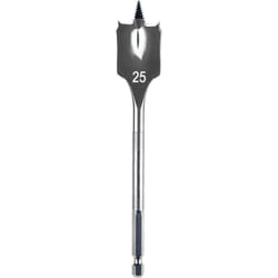 Mèche à bois plate Heller Tools 19063 3 25 mm Longueur totale 152 mm 1/4' (6,3 mm) 1 pc(s) C79459