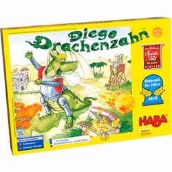 HABA Diego Dent de dragon, Jeu de société, Motricité fine (dextérité), 5 an(s), 15 min