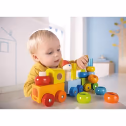HABA Train découverte Ronds multicolores