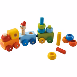 HABA Train découverte Ronds multicolores