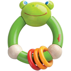 HABA 5189 Greifling Quakefrosch, Kleinkindspielzeug hochet