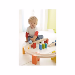 HABA Mon premier toboggan à billes – Grande boîte de base