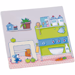 HABA Boîte de jeu magnétique Poupée Lilli à habiller