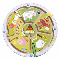 HABA Number Maze Magnetic Game | STEM Encourages Color Recognition, Fine Motor & Counting Toy | 301473