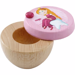 HABA Boîte pour dents de lait Princesse, Bois, 50 mm