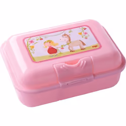 HABA Lunch box Vicki & Pirli, Boîte de rangement alimentaire, Enfant, Rose, Plastique, Image, Rectangulaire
