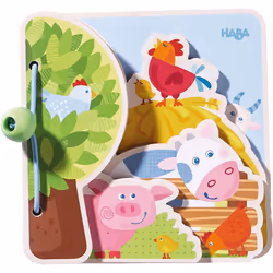 HABA Livre pour bébé Les amis la ferme