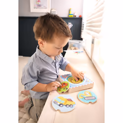 HABA Puzzle en bois Chantier