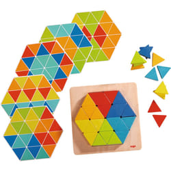 HABA Jeu d’assemblage Triangles magiques
