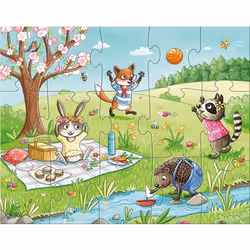HABA 301888 puzzle Jeu de puzzle 15 pièce(s) Flore et faune