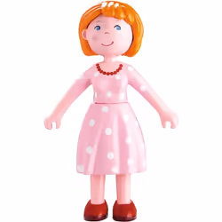 HABA Little Friends – Maman Katrin, Femelle, 3 an(s), 115 mm, 80 g, Orange, Rose
