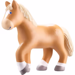HABA Little Friends – Cheval Leopold, 3 an(s), Marron, Blanc, Plastique