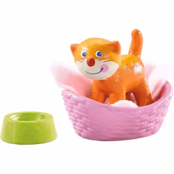 HABA Little Friends – Chat Kiki, 3 an(s), Vert, Orange, Rose, Plastique