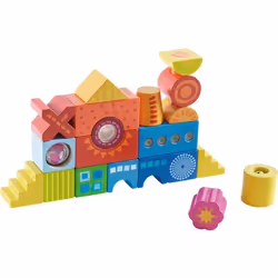 HABA Blocs de construction De toutes les couleurs, 1,5 an(s), 21 pièce(s), Métal, Plastique, Bois