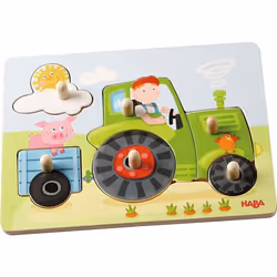 HABA Puzzle La ferme de Pierre, 6 pièce(s), Ferme, 1 an(s)