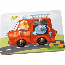HABA Puzzle Le pompier, 6 pièce(s), 1 an(s)